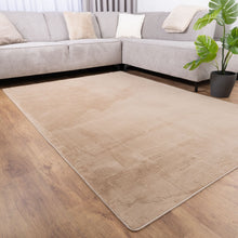 Load image into Gallery viewer, Beige Tapijt Laagpolig Vloerkleed Koho Thin Fluffy