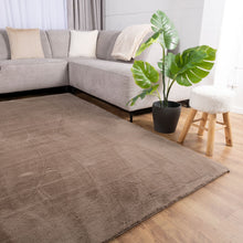 Load image into Gallery viewer, Donker Beige Tapijt Hoogpolig Vloerkleed met Anti-Slip – Koho Soft Fluffy – Superzacht Modern Tapijt - Koho Carpets