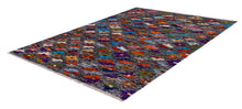 Load image into Gallery viewer, Kleurrijk Tapijt Laagpolig Handgeweven Wollen Vloerkleed - Koho Afghan Kelim 86x57