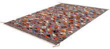 Load image into Gallery viewer, Kleurrijk Tapijt Laagpolig Handgeweven Wollen Vloerkleed - Koho Afghan Kelim 119x81