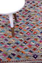 Load image into Gallery viewer, Kleurrijk Tapijt Laagpolig Handgeweven Wollen Vloerkleed - Koho Afghan Kelim 118x83