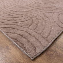 Load image into Gallery viewer, Taupe Tapijt Wasbaar Laagpolig Vloerkleed met Anti Slip Koho Japandi Stijl Wasbaar op 30° - Koho Carpets