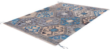 Load image into Gallery viewer, Kleurrijk Tapijt Laagpolig Handgeweven Wollen Vloerkleed - Koho Afghan Kelim 120x79