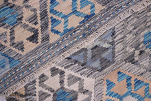 Load image into Gallery viewer, Kleurrijk Tapijt Laagpolig Handgeweven Wollen Vloerkleed - Koho Afghan Kelim 120x79