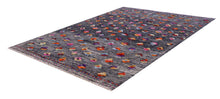 Load image into Gallery viewer, Kleurrijk Tapijt Laagpolig Handgeweven Wollen Vloerkleed - Koho Afghan Kelim 116x79