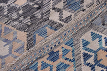 Load image into Gallery viewer, Kleurrijk Tapijt Laagpolig Handgeweven Wollen Vloerkleed - Koho Afghan Kelim 122x82
