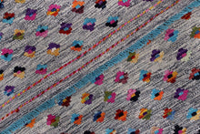 Load image into Gallery viewer, Kleurrijk Tapijt Laagpolig Handgeweven Wollen Vloerkleed - Koho Afghan Kelim 125x82