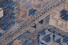 Load image into Gallery viewer, Kleurrijk Tapijt Laagpolig Handgeweven Wollen Vloerkleed - Koho Afghan Kelim 122x81