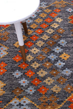 Load image into Gallery viewer, Kleurrijk Tapijt Laagpolig Handgeweven Wollen Vloerkleed - Koho Afghan Kelim 122x81