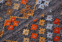 Load image into Gallery viewer, Kleurrijk Tapijt Laagpolig Handgeweven Wollen Vloerkleed - Koho Afghan Kelim 122x81