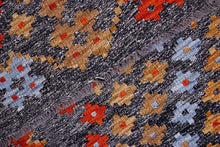 Load image into Gallery viewer, Kleurrijk Tapijt Laagpolig Handgeweven Wollen Vloerkleed - Koho Afghan Kelim 120x81