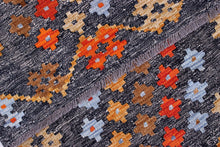 Load image into Gallery viewer, Kleurrijk Tapijt Laagpolig Handgeweven Wollen Vloerkleed - Koho Afghan Kelim 117x80