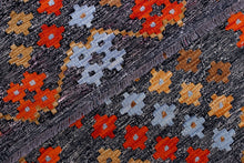 Load image into Gallery viewer, Kleurrijk Tapijt Laagpolig Handgeweven Wollen Vloerkleed - Koho Afghan Kelim 121x80