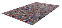 Load image into Gallery viewer, Kleurrijk Tapijt Laagpolig Handgeweven Wollen Vloerkleed - Koho Afghan Kelim 145x110
