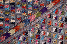 Load image into Gallery viewer, Kleurrijk Tapijt Laagpolig Handgeweven Wollen Vloerkleed - Koho Afghan Kelim 145x110