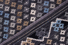 Load image into Gallery viewer, Kleurrijk Tapijt Laagpolig Handgeweven Wollen Vloerkleed - Koho Afghan Kelim 239x174