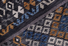 Load image into Gallery viewer, Kleurrijk Tapijt Laagpolig Handgeweven Wollen Vloerkleed - Koho Afghan Kelim 289x209