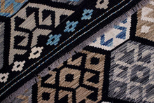 Load image into Gallery viewer, Kleurrijk Tapijt Laagpolig Handgeweven Wollen Vloerkleed - Koho Afghan Kelim 293x214