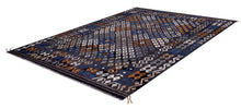 Load image into Gallery viewer, Kleurrijk Tapijt Laagpolig Handgeweven Wollen Vloerkleed - Koho Afghan Kelim 291x211