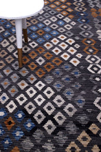 Load image into Gallery viewer, Kleurrijk Tapijt Laagpolig Handgeweven Wollen Vloerkleed - Koho Afghan Kelim 291x211