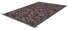 Load image into Gallery viewer, Kleurrijk Tapijt Laagpolig Handgeweven Wollen Vloerkleed - Koho Afghan Kelim 147x98