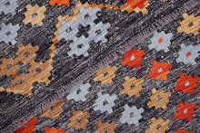 Load image into Gallery viewer, Kleurrijk Tapijt Laagpolig Handgeweven Wollen Vloerkleed - Koho Afghan Kelim 151x101