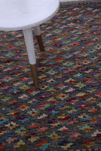 Load image into Gallery viewer, Kleurrijk Tapijt Laagpolig Handgeweven Wollen Vloerkleed - Koho Afghan Kelim 126x84