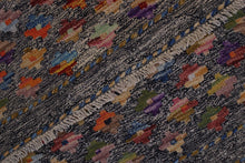 Load image into Gallery viewer, Kleurrijk Tapijt Laagpolig Handgeweven Wollen Vloerkleed - Koho Afghan Kelim 125x81