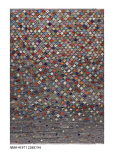 Load image into Gallery viewer, Kleurrijk Tapijt Laagpolig Handgeweven Wollen Vloerkleed - Koho Afghan Kelim 238x174