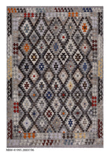Load image into Gallery viewer, Kleurrijk Tapijt Laagpolig Handgeweven Wollen Vloerkleed - Koho Afghan Kelim 288x198