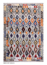 Load image into Gallery viewer, Kleurrijk Tapijt Laagpolig Handgeweven Wollen Vloerkleed - Koho Afghan Kelim 300x210