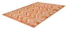 Load image into Gallery viewer, Kleurrijk Tapijt Laagpolig Handgeweven Wollen Vloerkleed - Koho Afghan Kelim 294x205
