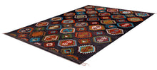 Load image into Gallery viewer, Kleurrijk Tapijt Laagpolig Handgeweven Wollen Vloerkleed - Koho Afghan Kelim 308x198