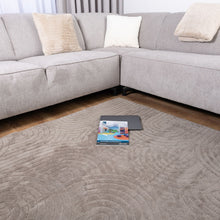 Load image into Gallery viewer, Beige-Grijs Tapijt Laagpolig Vloerkleed Koho Thin Fluffy