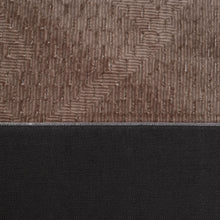 Load image into Gallery viewer, Bruin Tapijt Wasbaar Laagpolig Vloerkleed met Anti Slip Koho Modula Wasbaar op 30° - Koho Carpets
