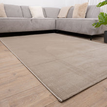 Load image into Gallery viewer, Beige Tapijt Kwalitatief Laagpolig Vloerkleed Koho Premium Touch 3D Toon op Toon