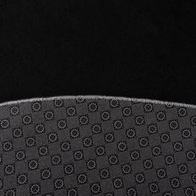 Load image into Gallery viewer, Zwart Rond Tapijt Laagpolig Rond Vloerkleed met Anti Slip Koho Soft Comfort Wasbaar op 30°