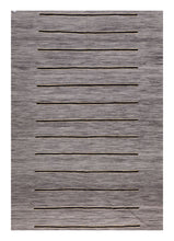 Load image into Gallery viewer, Grijs Tapijt Laagpolig Handgeweven Wollen Vloerkleed - Koho Afghan Modern Kelim 296x197