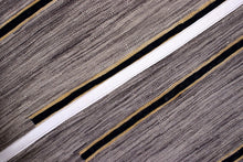 Load image into Gallery viewer, Grijs Tapijt Laagpolig Handgeweven Wollen Vloerkleed - Koho Afghan Modern Kelim 296x197