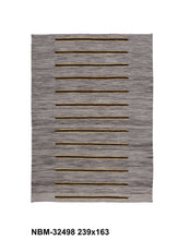 Load image into Gallery viewer, Grijs Tapijt Laagpolig Handgeweven Wollen Vloerkleed - Koho Afghan Modern Kelim 239x163