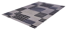 Load image into Gallery viewer, Grijs Tapijt Laagpolig Handgeweven Wollen Vloerkleed - Koho Afghan Modern Kelim 230x165