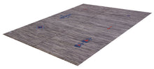 Load image into Gallery viewer, Grijs Tapijt Laagpolig Handgeweven Wollen Vloerkleed - Koho Afghan Modern Kelim 200x151