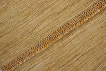 Load image into Gallery viewer, Geel Tapijt Laagpolig Handgeweven Wollen Vloerkleed - Koho Afghan Modern Kelim 223x148