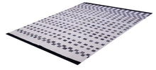 Load image into Gallery viewer, Crème Tapijt Laagpolig Handgeweven Wollen Vloerkleed - Koho Afghan Modern Kelim 220x168