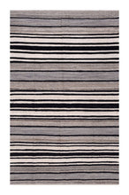 Load image into Gallery viewer, Grijs/Beige Tapijt Laagpolig Handgeweven Wollen Vloerkleed - Koho Afghan Modern Kelim 165x104
