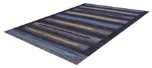 Load image into Gallery viewer, Antraciet Tapijt Laagpolig Handgeweven Wollen Vloerkleed - Koho Afghan Modern Kelim 231x158