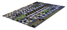 Load image into Gallery viewer, Groen Tapijt Laagpolig Handgeweven Wollen Vloerkleed - Koho Afghan Modern Kelim 285x202