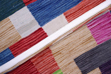 Load image into Gallery viewer, Kleurrijk Tapijt Laagpolig Handgeweven Wollen Vloerkleed - Koho Afghan Modern Kelim 173x125
