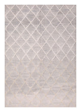 Load image into Gallery viewer, Beige Tapijt Laagpolig Handgeweven Wollen Vloerkleed - Koho Afghan Modern Kelim 225x158