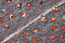 Load image into Gallery viewer, Kleurrijk Tapijt Laagpolig Handgeweven Wollen Vloerkleed - Koho Afghan Kelim 130x78